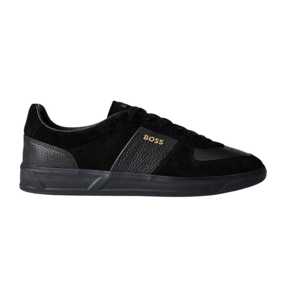Boss Mens Brandon Suede Sneakers / Black